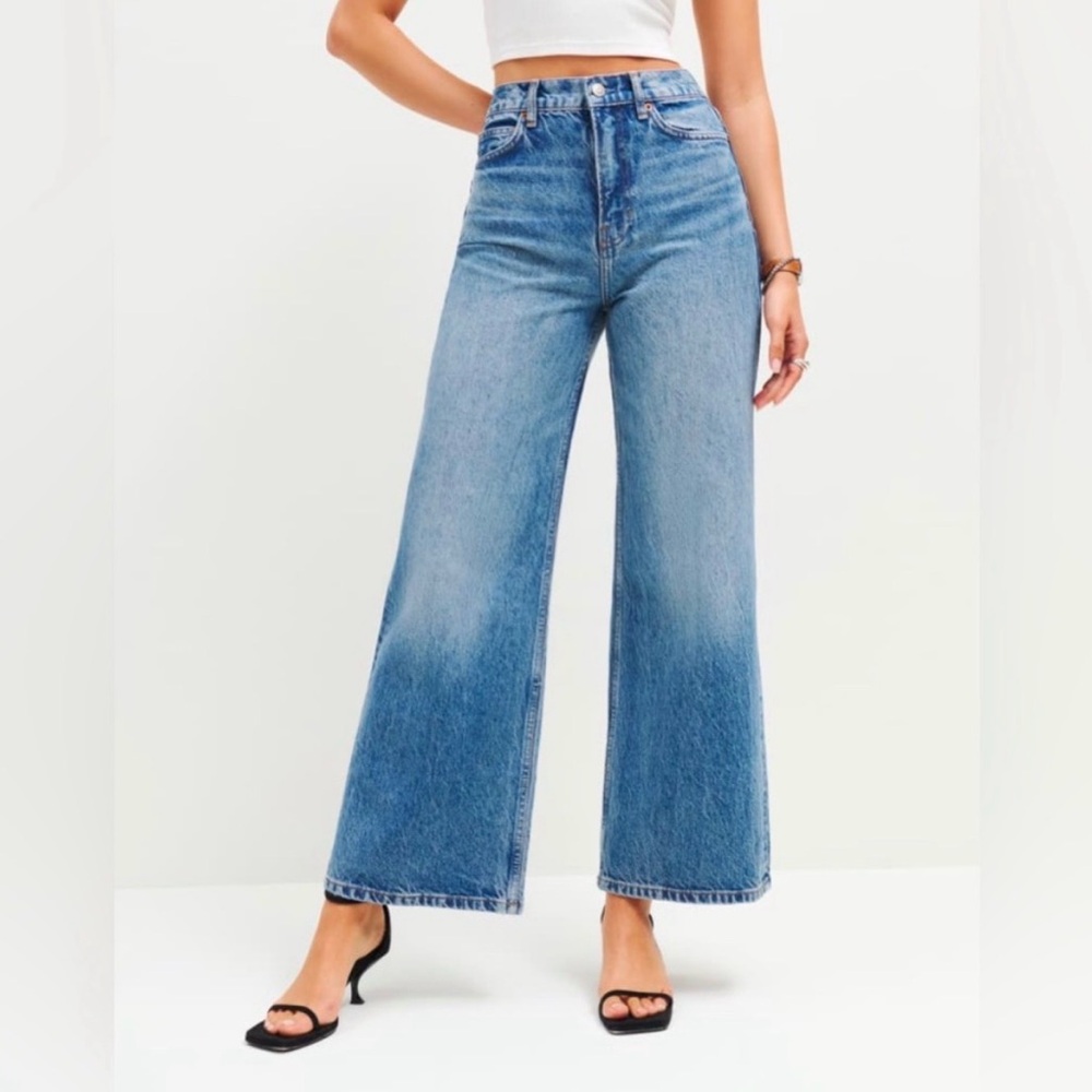 Reformation Cary Wide-Leg Crop Women's Jeans